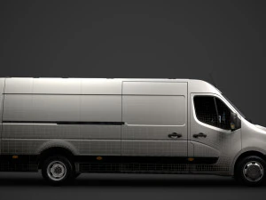 renault master l4h2 van 2020 3D Model