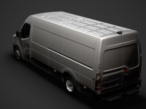 renault master l4h2 van 2020 Model 3D