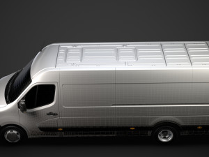 renault master l4h2 van 2020 Model 3D