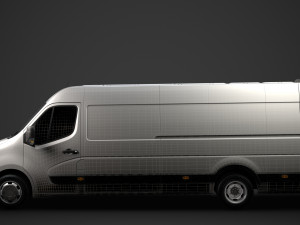 renault master l4h2 van 2020 Model 3D