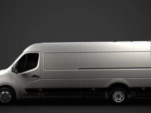 renault master l4h2 van 2020 3D Model