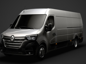 renault master l4h2 van 2020 Model 3D