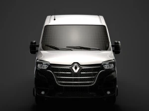 renault master l4h2 van 2020 3D Model