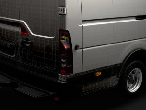 renault master l4h2 van 2020 3D Model