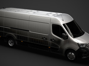 renault master l4h2 van 2020 Model 3D