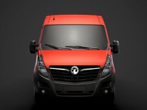 vauxhall movano l4h2 minibus 2020 Modèle 3D