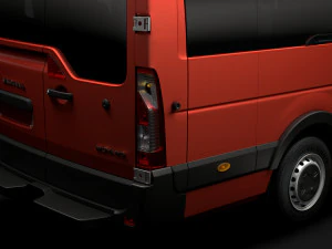 vauxhall movano l4h2 minibus 2020 3D Model