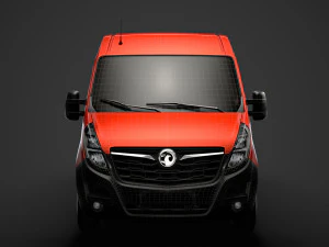 vauxhall movano l4h2 minibus 2020 3D Model