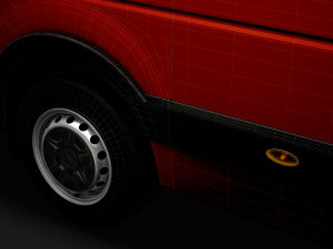 vauxhall movano l4h2 minibus 2020 Modèle 3D