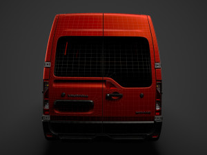 vauxhall movano l4h2 minibus 2020 Modèle 3D