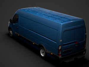vauxhall movano l4h2 van 2020 3D Model