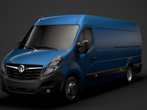 vauxhall movano l4h2 van 2020 3D Model