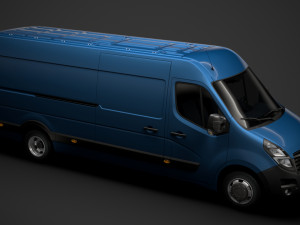 vauxhall movano l4h2 van 2020 3D Model