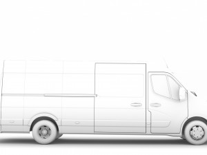 vauxhall movano l4h2 van 2020 3D Model