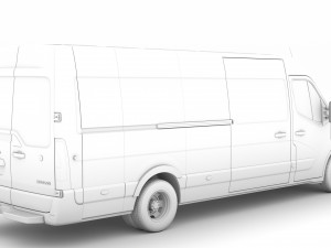 vauxhall movano l4h2 van 2020 3D Model