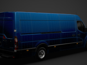 vauxhall movano l4h2 van 2020 3D Model