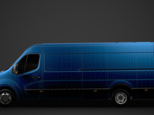 vauxhall movano l4h2 van 2020 3D Model