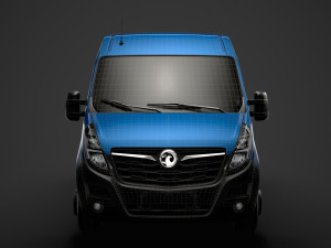 vauxhall movano l4h2 van 2020 3D Model