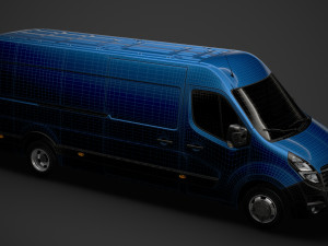vauxhall movano l4h2 van 2020 3D Model