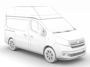 fiat talento van l1h2 2020 3D 모델