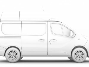 fiat talento van l1h2 2020 3D 모델