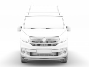 fiat talento van l1h2 2020 3D 모델