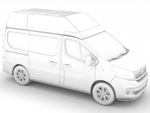 fiat talento van l1h2 2020 3D 모델