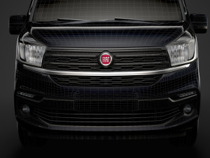 fiat talento van l1h2 2020 3D 모델