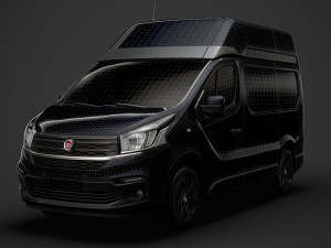 fiat talento van l1h2 2020 3D 모델