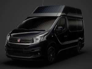 fiat talento van l1h2 2020 3D Model
