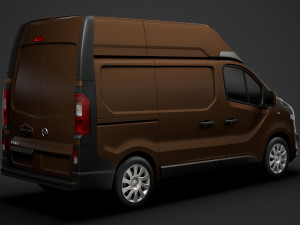 opel vivaro van l1h2 2018 3D Model