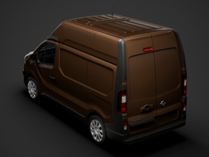 opel vivaro van l1h2 2018 3D Model