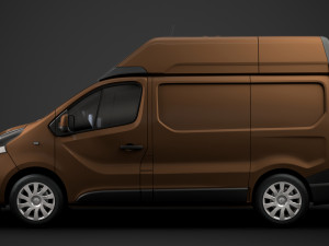 opel vivaro van l1h2 2018 3D Model