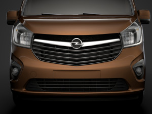 opel vivaro van l1h2 2018 3D Model