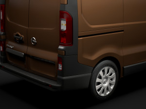 opel vivaro van l1h2 2018 3D Model