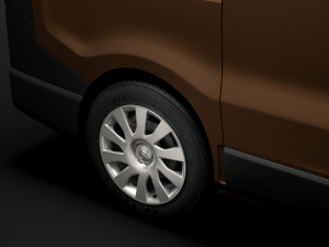 opel vivaro van l1h2 2018 3D Model