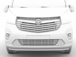opel vivaro van l1h2 2018 3D Model