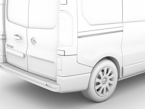 opel vivaro van l1h2 2018 3D Model