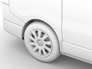 opel vivaro van l1h2 2018 3D Model