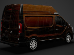 opel vivaro van l1h2 2018 3D Model