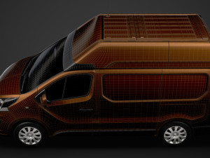 opel vivaro van l1h2 2018 3D Model