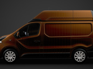 opel vivaro van l1h2 2018 3D Model