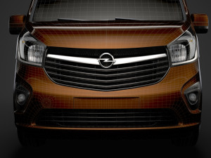 opel vivaro van l1h2 2018 3D Model