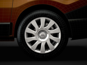 opel vivaro van l1h2 2018 3D Model