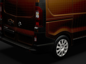 opel vivaro van l1h2 2018 3D Model
