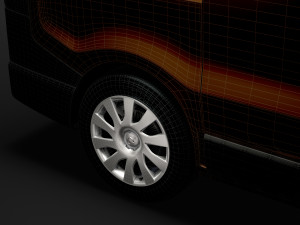 opel vivaro van l1h2 2018 3D Model