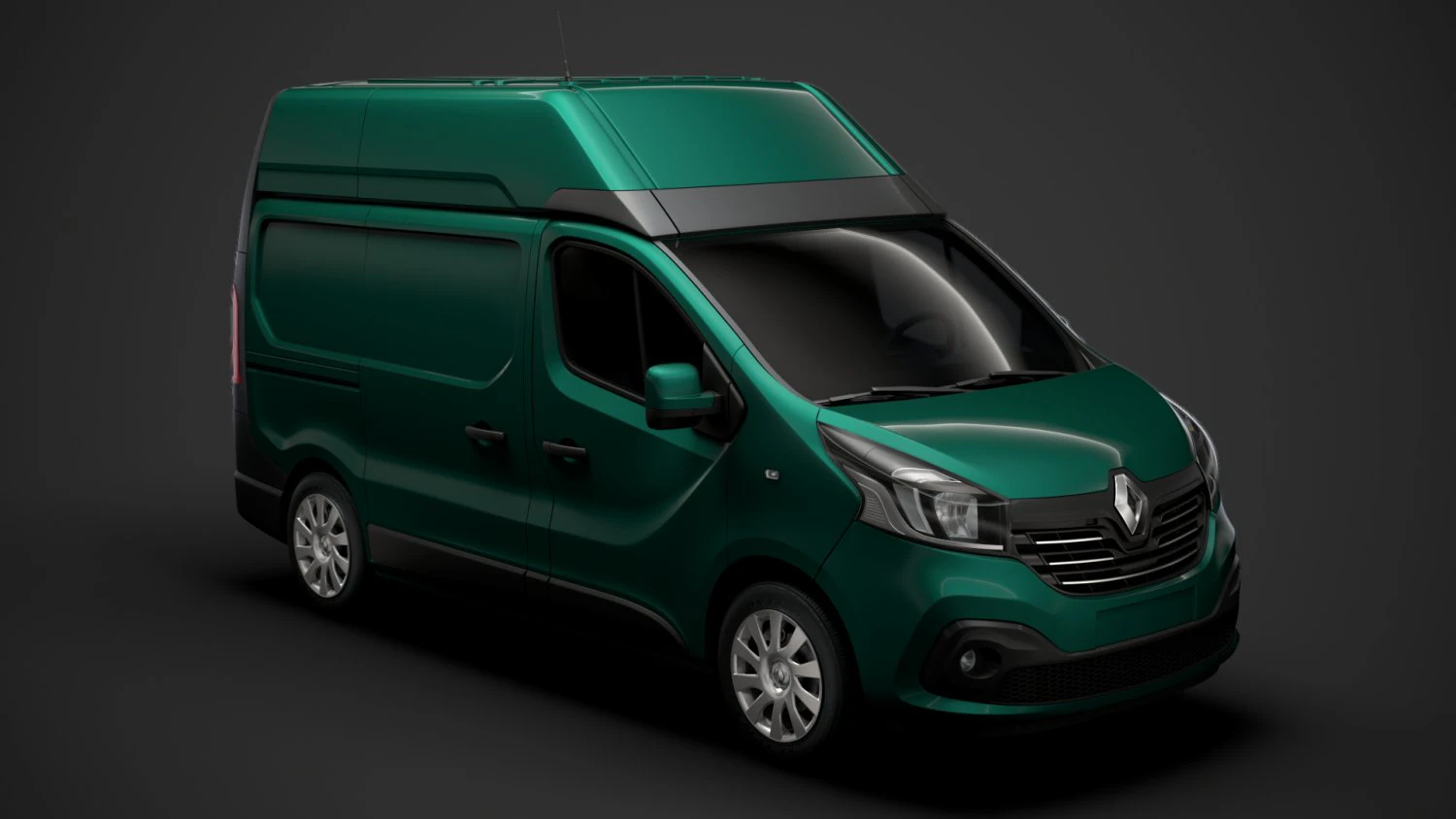 renault trafic van l1h2 2018 3D Model .c4d .max .obj .3ds .fbx .stl .blend 