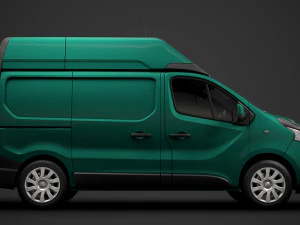 renault trafic van l1h2 2018 3D Model