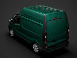 renault trafic van l1h2 2018 Model 3D