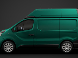 renault trafic van l1h2 2018 Model 3D